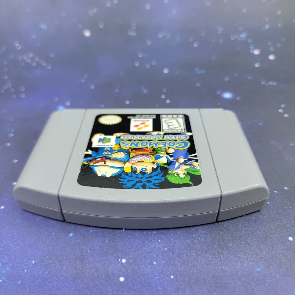 Goemon's Great Adventure Nintendo 64 N64 Konami NUS-NGME-USA Authentic Cartridge